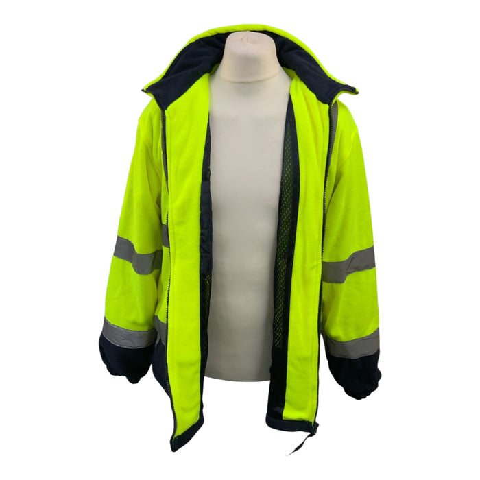 Portwest Hi-Vis Fleece Navy Yellow OF50-N