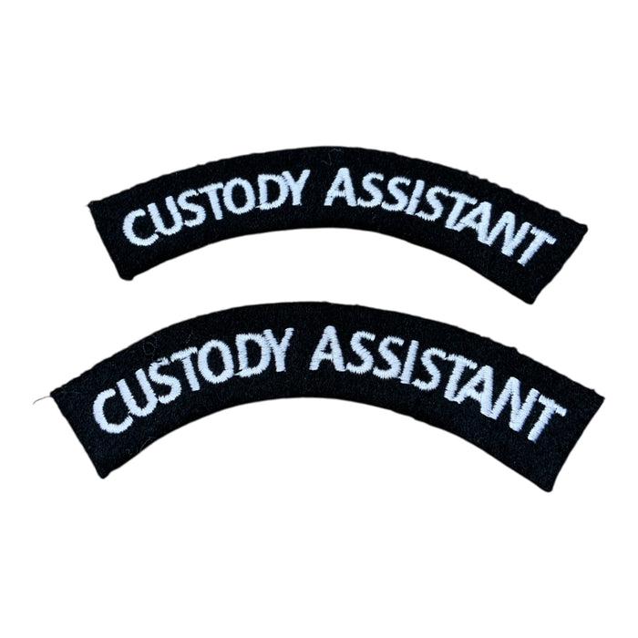 Custody Assistant Shoulder Badge Sold in Pairs