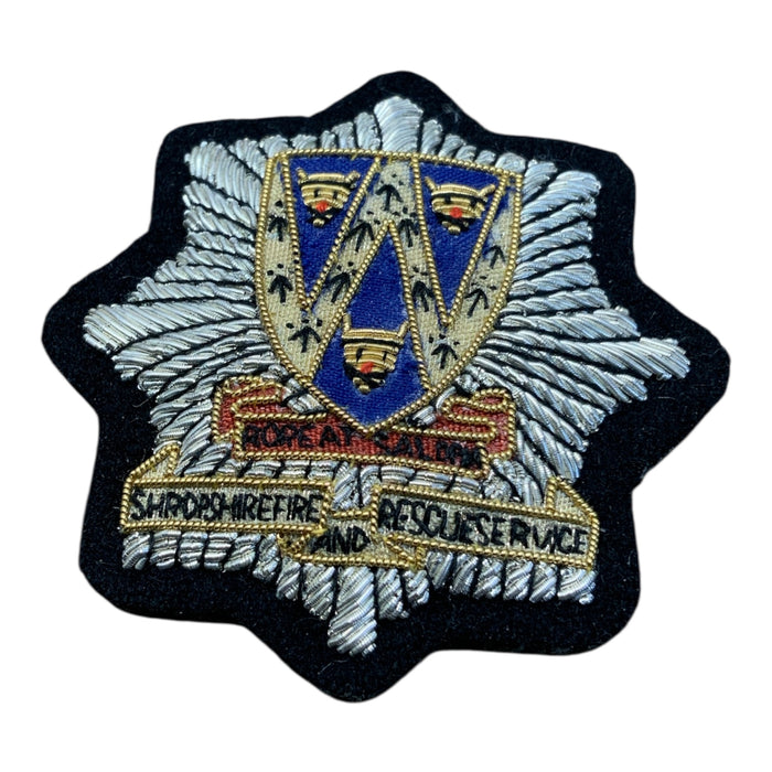 Shropshire Fire and Rescue Ceremonial Badge Not Used