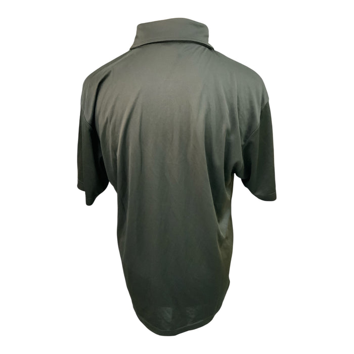 Black Wicking Breathable Polo Shirt With Short Sleeves WKS82A