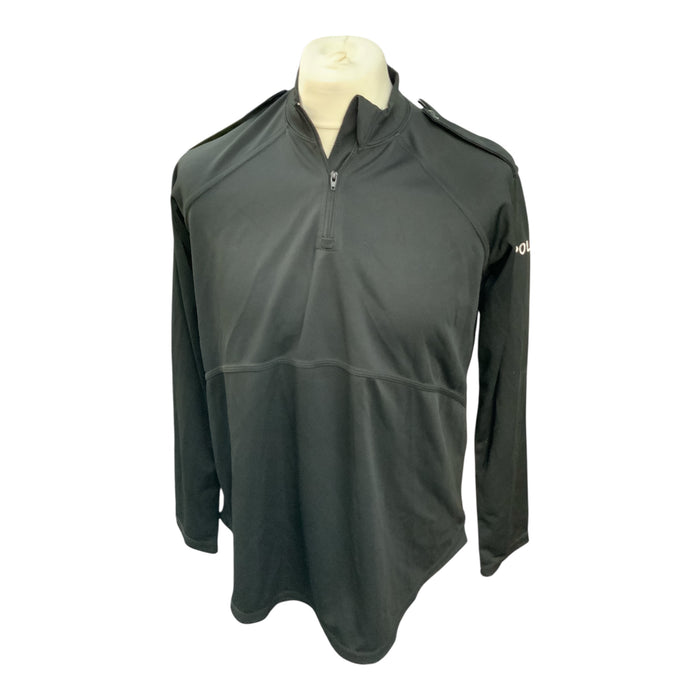 Maternity Police Branded L/S Wicking Shirt Black Female WKS90AF