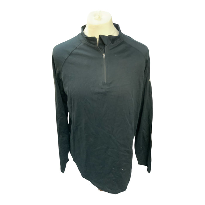Police Branded Long Sleeve Wicking Shirt Male Black WKS93MA