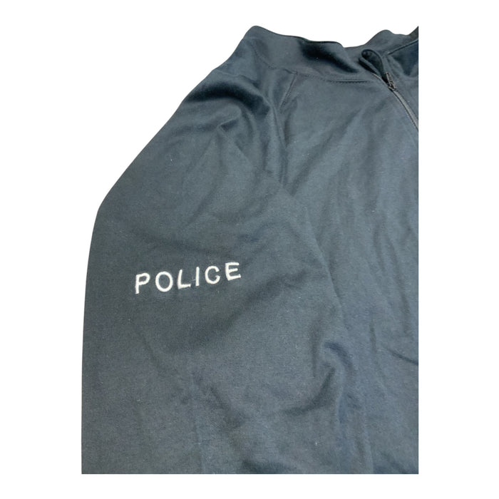 Police Branded Long Sleeve Wicking Shirt Male Black WKS93MA