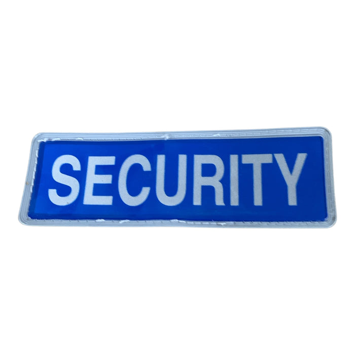 Security Encapsulated Reflective Sew On Badge