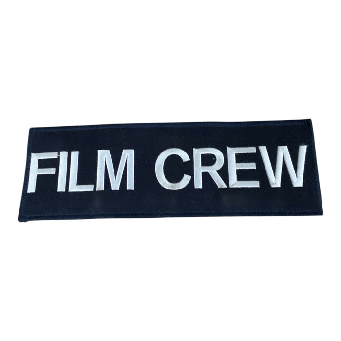 Film Crew Embroidered Sew On Badge