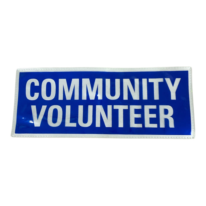 Community Volunteer Encapsulated Sew On Badge