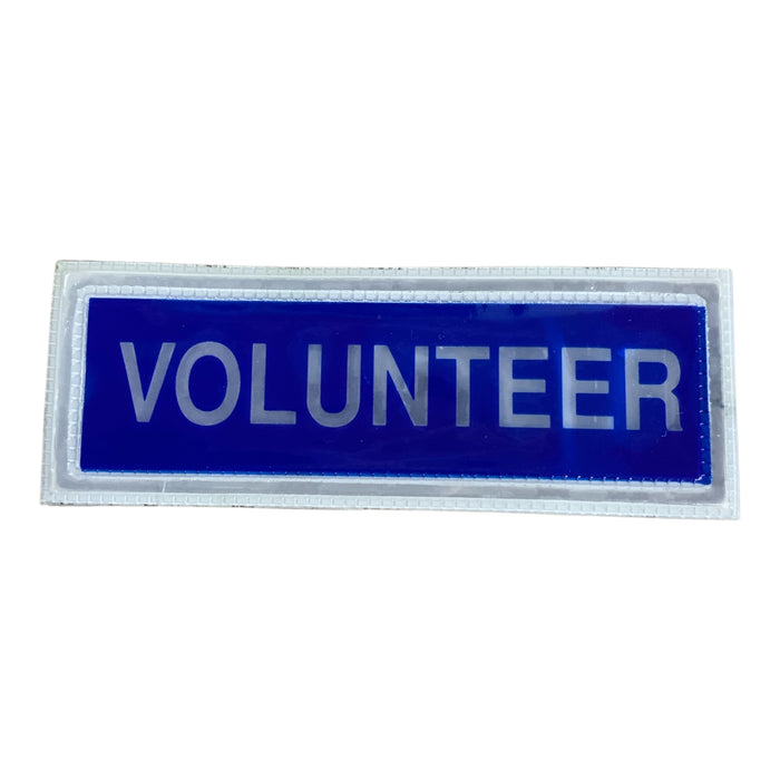 Volunteer Encapsulated Sew On Badge