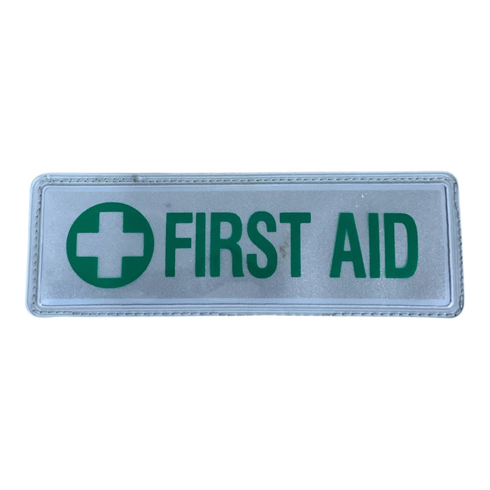 First Aid Encapsulated Hook and Loop Badge