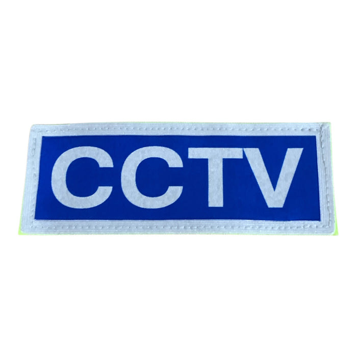 CCTV Encapsulated Hook and Loop Badge