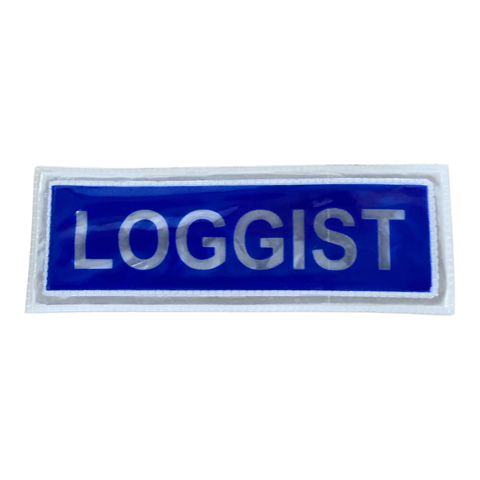 Encapsulated Reflective LOGGIST Badge Sew On