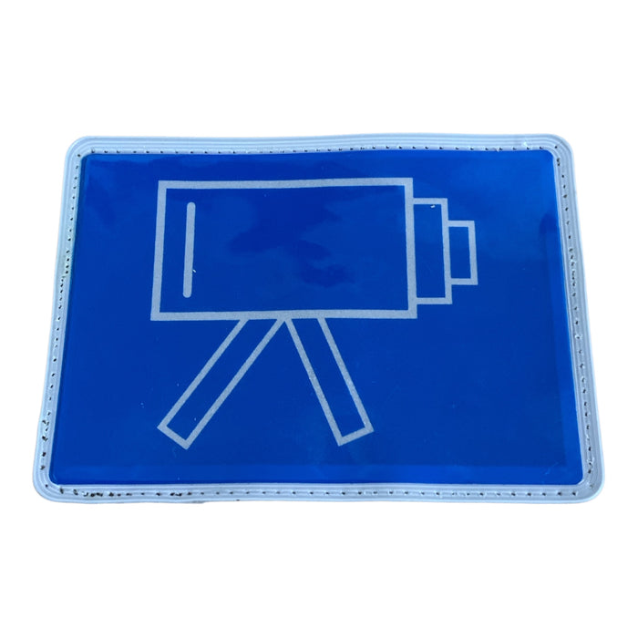 Camera Logo Encapsulated Sew On Badge