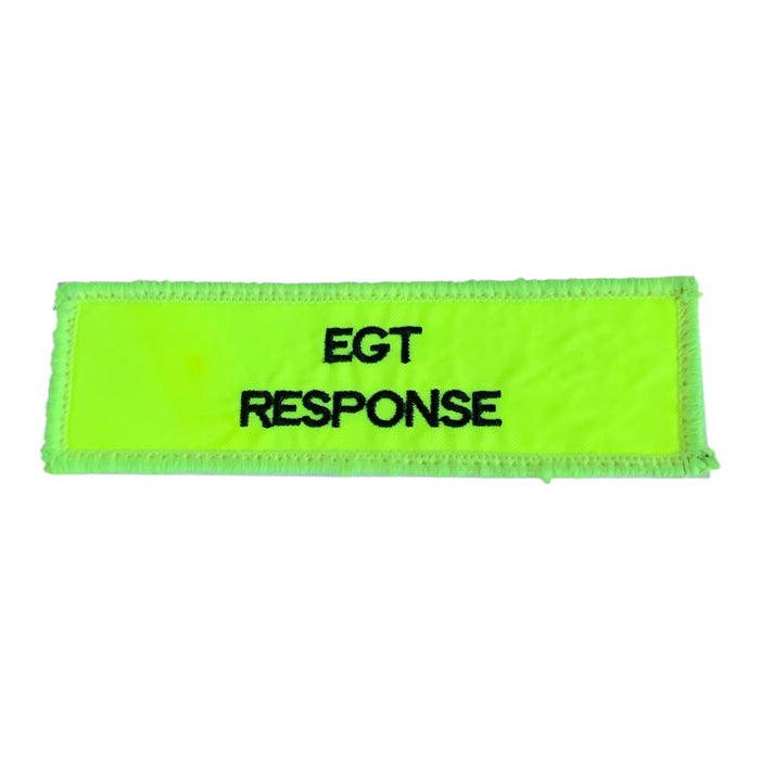Encapsulated Reflective EGT Response Badge Hook & Loop