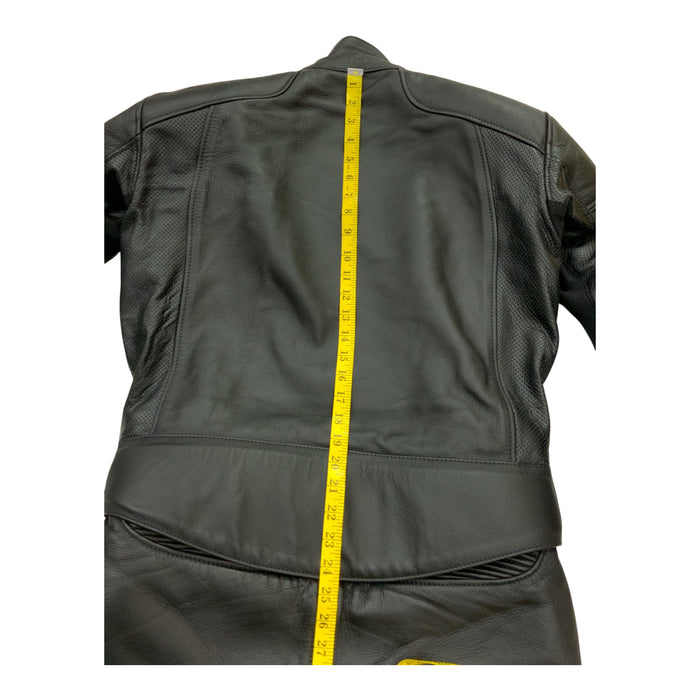 BKS Heavy Duty 2-Piece Leather Suit 42" Chest 36" Waist Outlast & D30 Armour BKSSET01A