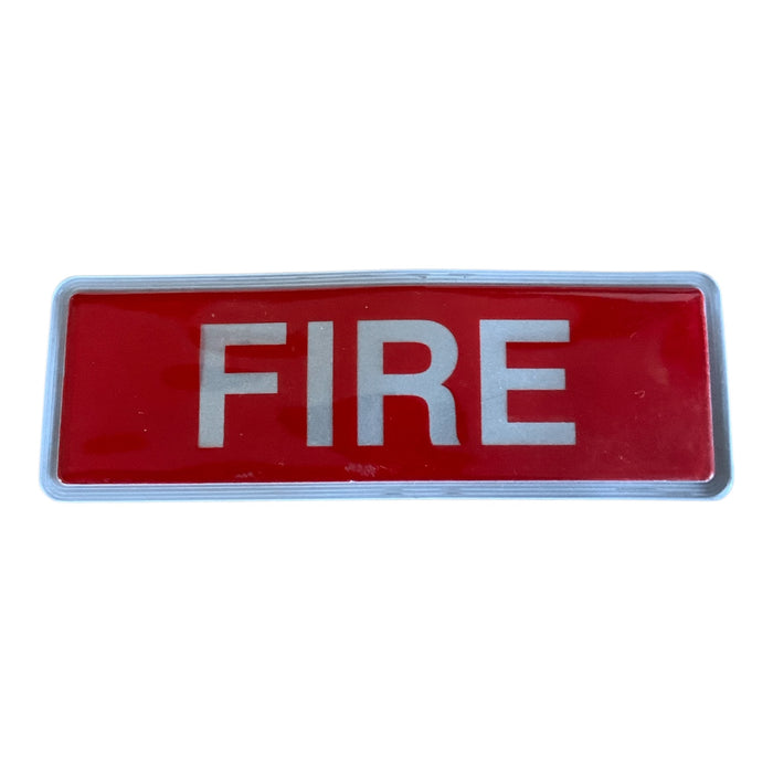 Fire Encapsulated Sew On Badge