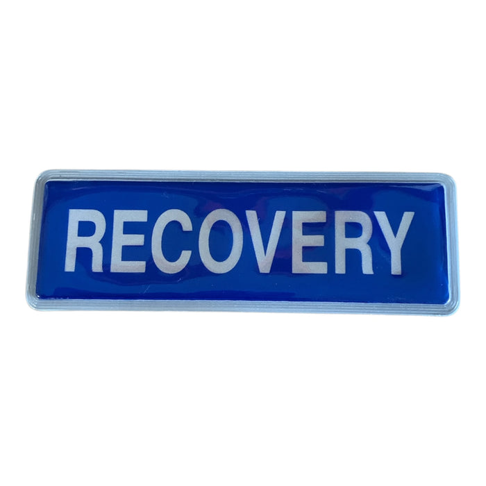 Recovery Encapsulated Sew On Badge