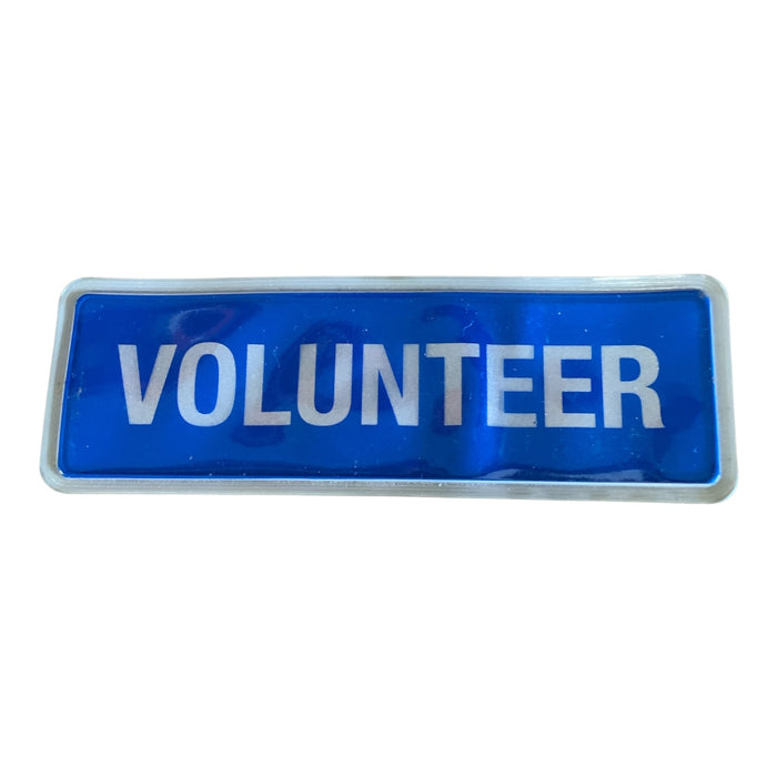 Volunteer Encapsulated Sew On Badge