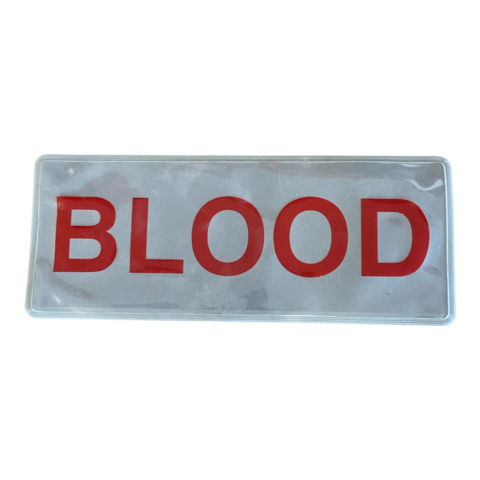 Blood Encapsulated Sew On Badge