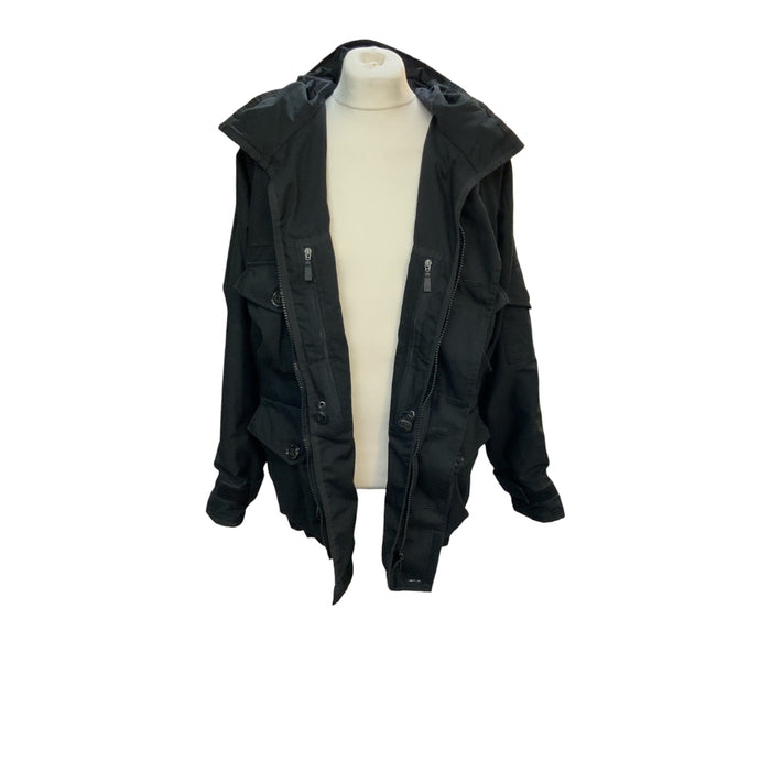 KIT Design Smock Coat 456 Ripstop Tactical Black Med/Lrg OJ257