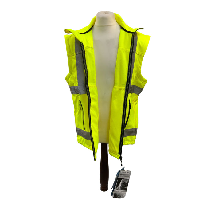 Portwest S428 Hi-Vis 2-in-1 Softshell Yellow Large OF51N