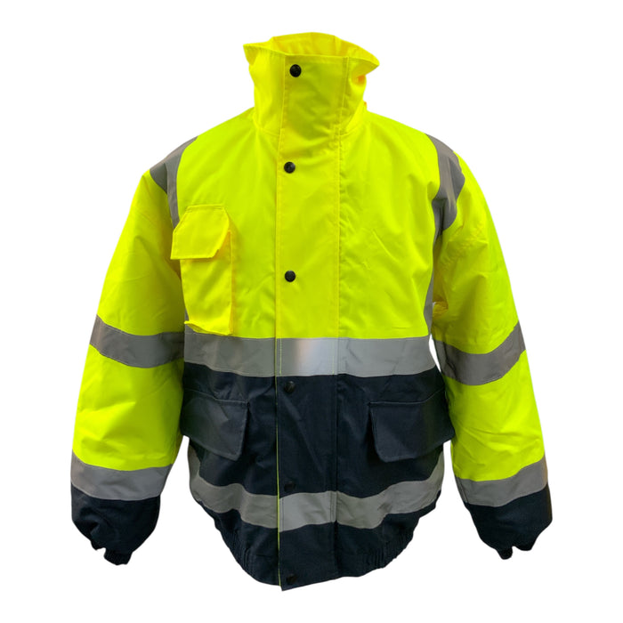 Yoko Hi-Vis Two Tone Bomber Jacket Medium OJ259A