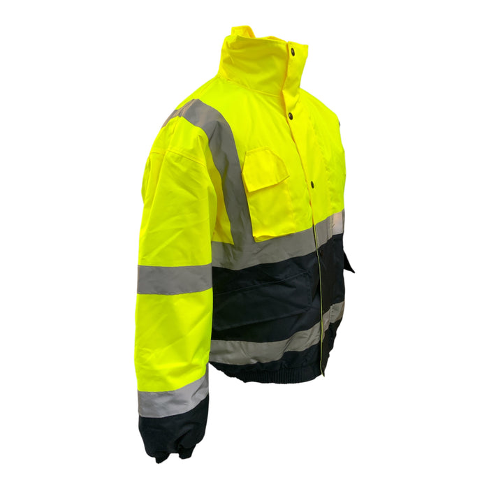 Yoko Hi-Vis Two Tone Bomber Jacket Medium OJ259A