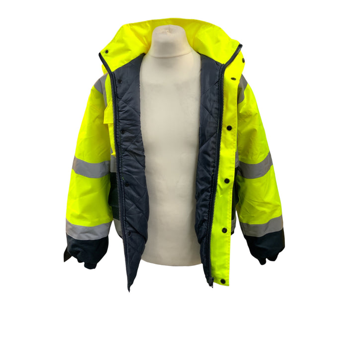 Yoko Hi-Vis Two Tone Bomber Jacket Medium OJ259A