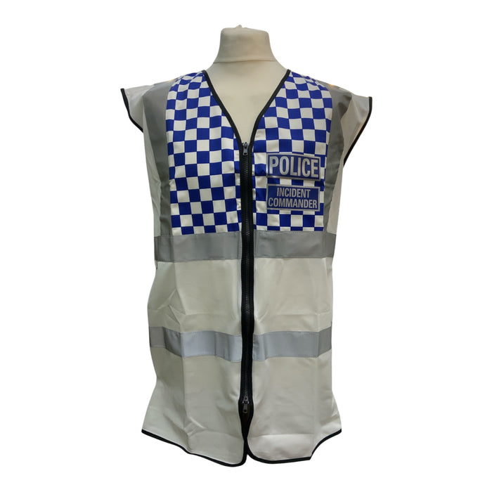 Police Branded Police Incident Commander Hi Vis Reflective Vest LW17POLICEA