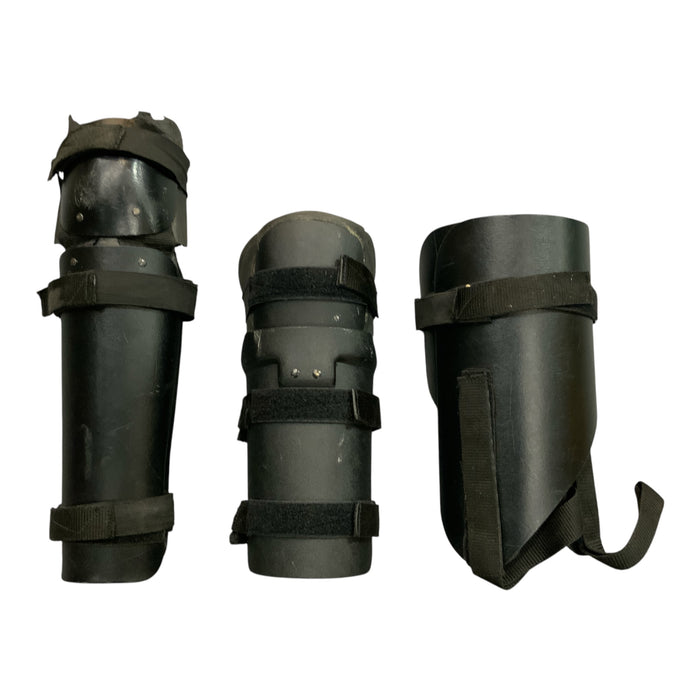 Protective Riot Gear Set Forearm, Thigh & Shin Guards Paintballing Airsoft S04B