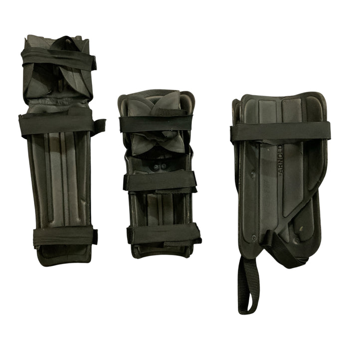 Protective Riot Gear Set Forearm, Thigh & Shin Guards Paintballing Airsoft S04B