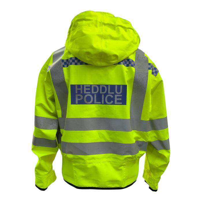 Heddlu Police Branded Hi-Vis Goretex Bomber Jacket POL-HVGBJ04A
