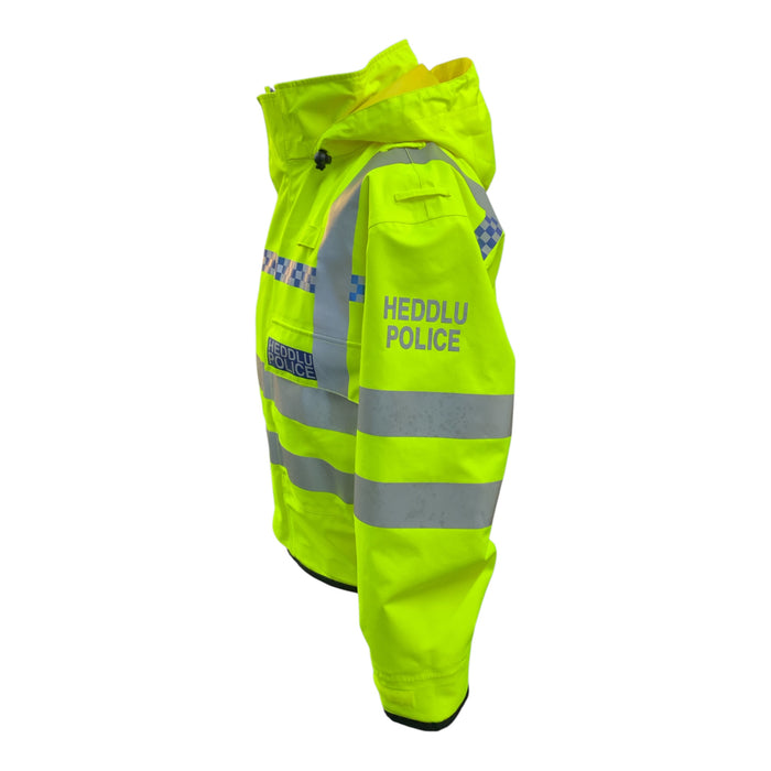 Heddlu Police Branded Hi-Vis Goretex Bomber Jacket POL-HVGBJ04A