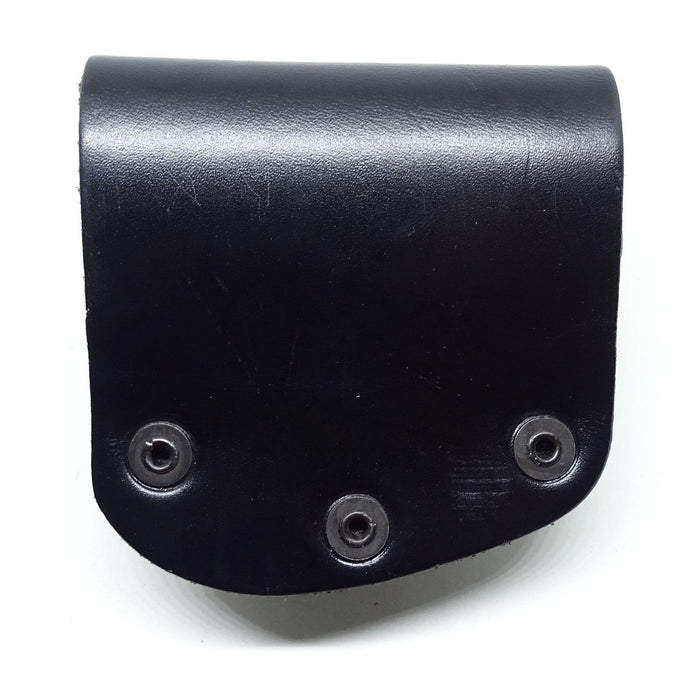 Leather Rigid Handcuff Holder 2" Loop TCH Hiatts Quickcuffs Speedcuffs BLTHCF03N