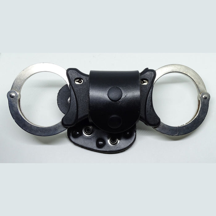 Leather Rigid Handcuff Holder 2" Loop TCH Hiatts Quickcuffs Speedcuffs BLTHCF03N