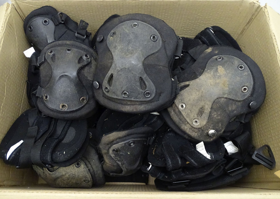 Job Lot Wholesale Box Of Mixed Used Knee Pads and Elbow Pads 10 Sets Each