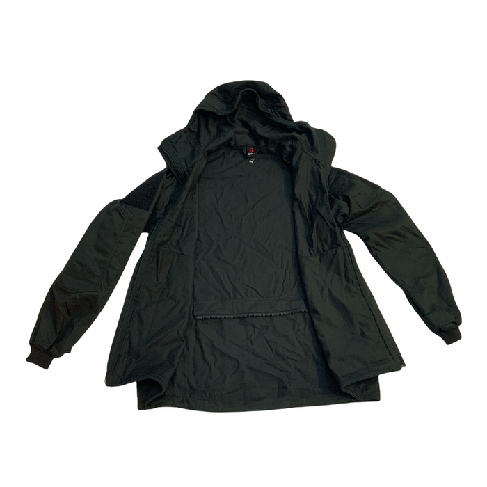 Keela Black Tactical 2 Part Zip Off Overall Coverall Paintballing Airsoft KC04B