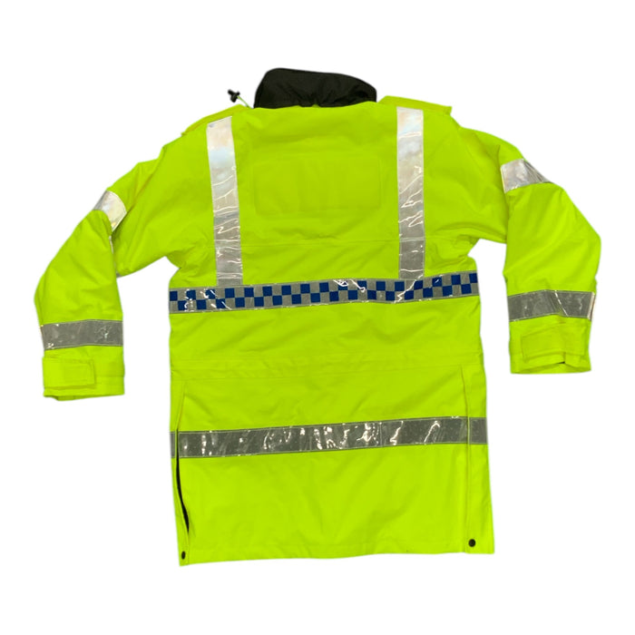 Hi Vis Ex Police Jacket Waterproof Coat Security Traffic Dog Handler HVPC19N