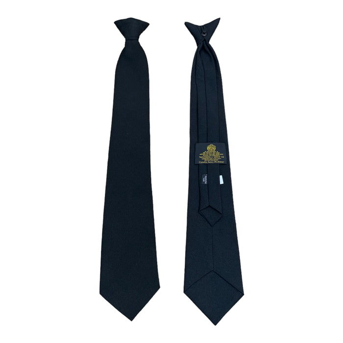 Clip On Tie Toye Kenning & Spencer Black Smart Dress Doorman New CLIPTIE11N