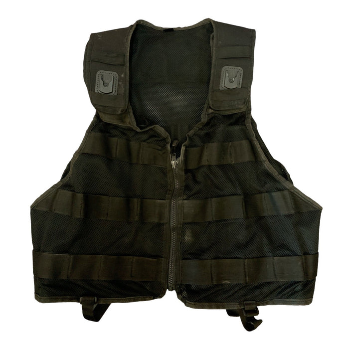 Tactical Vest Black Molle Airsoft Combat Security Grade B - WA2 - 3SB