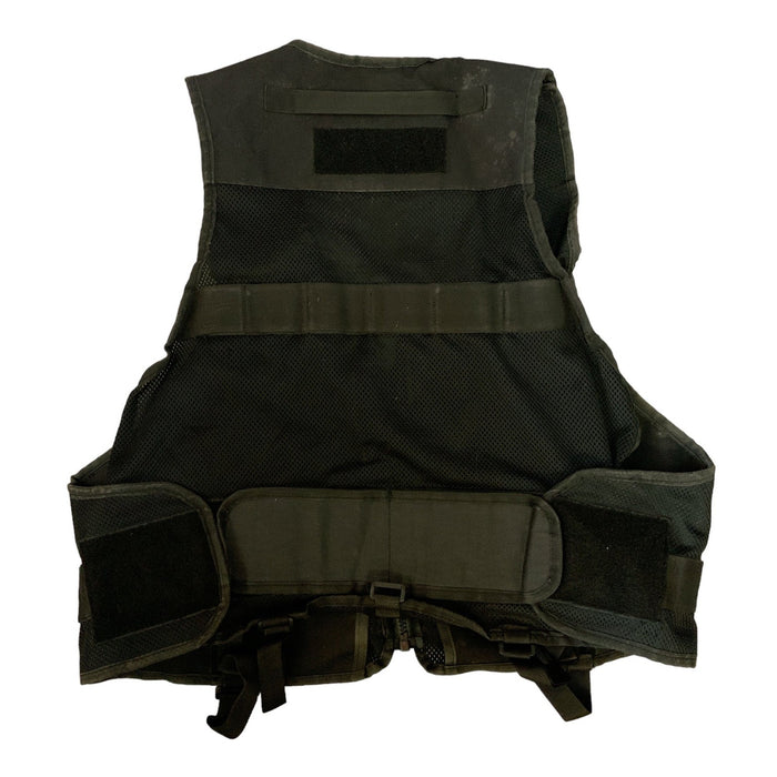 Tactical Vest Black Molle Airsoft Combat Security Grade B - WA2 - 3SB
