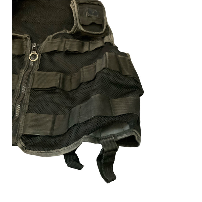 Tactical Vest Black Molle Airsoft Combat Security Grade B - WA2 - 3SB