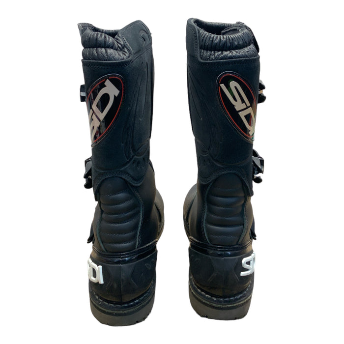 Used SIDI Trial Motorcycle Motorcross Black Boots - OMCB06A