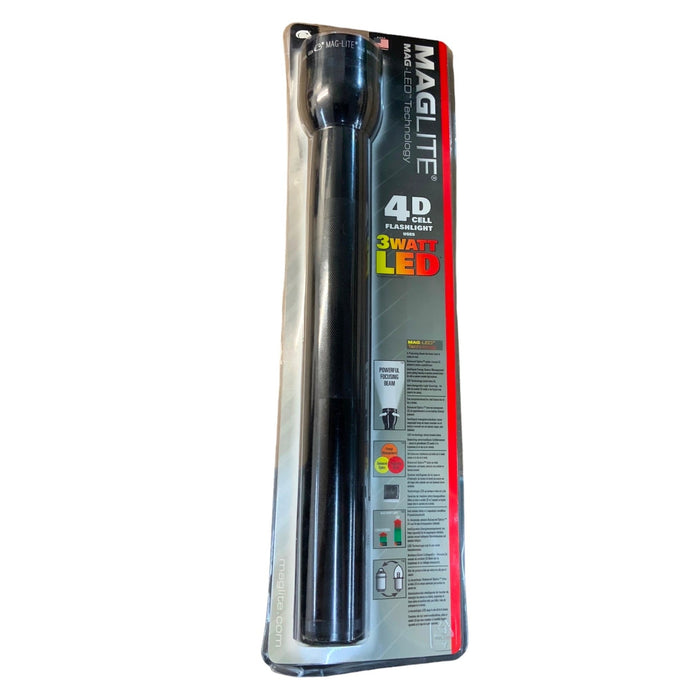 MagLite 4D Cell Flashlight - 3 Watt LED New MAGLITE4D-01