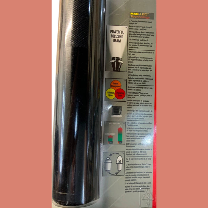 MagLite 4D Cell Flashlight - 3 Watt LED New MAGLITE4D-01