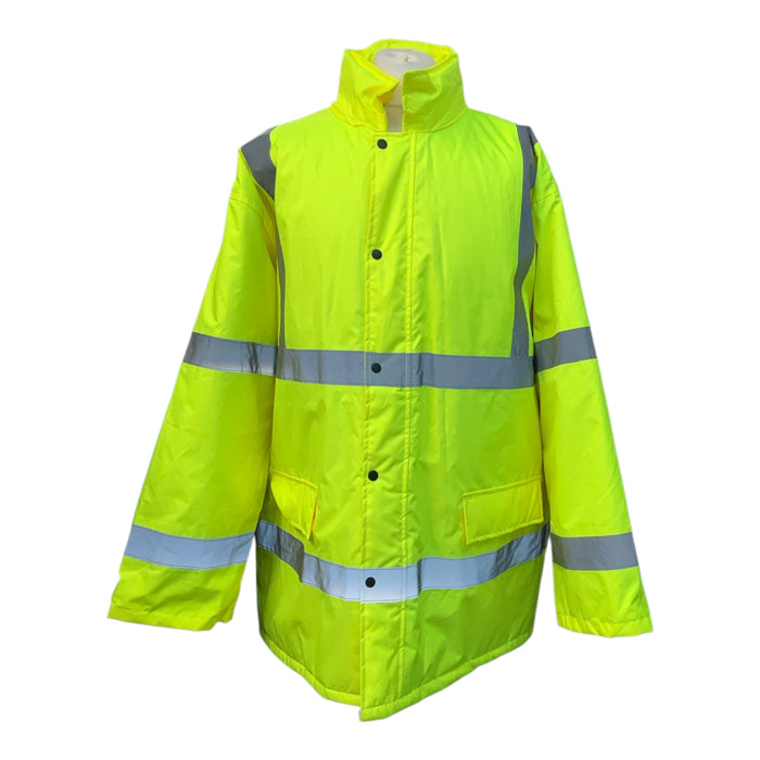 Hivis Viz Ex Police Waterproof Raincoat Security Events 5XLarge