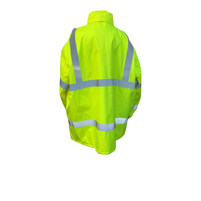 Hivis Viz Ex Police Waterproof Raincoat Security Events 5XLarge