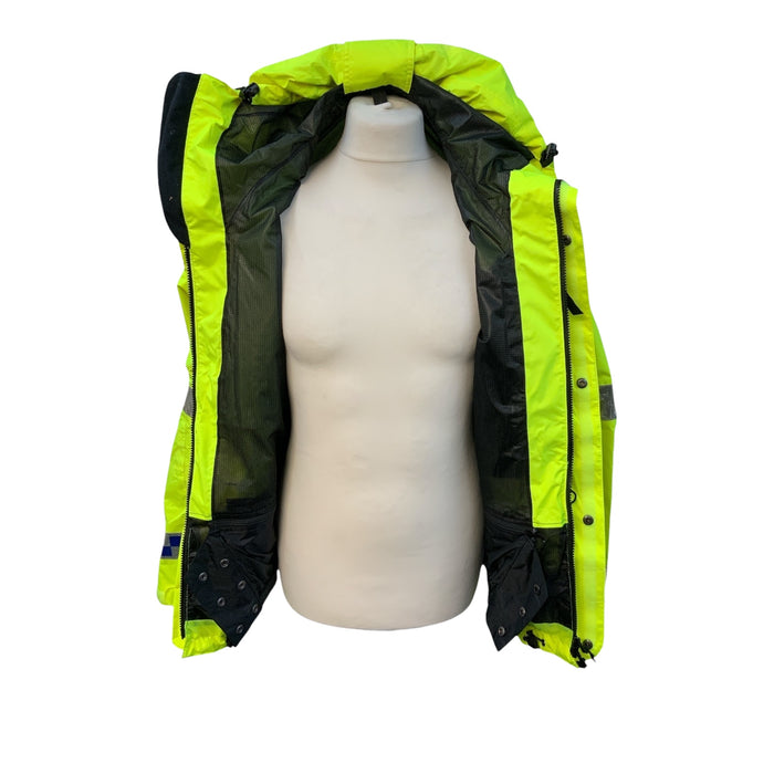 Keela Munro HiVis Yellow Dual Protection Jacket Tactical Hiking Medium KJ11N