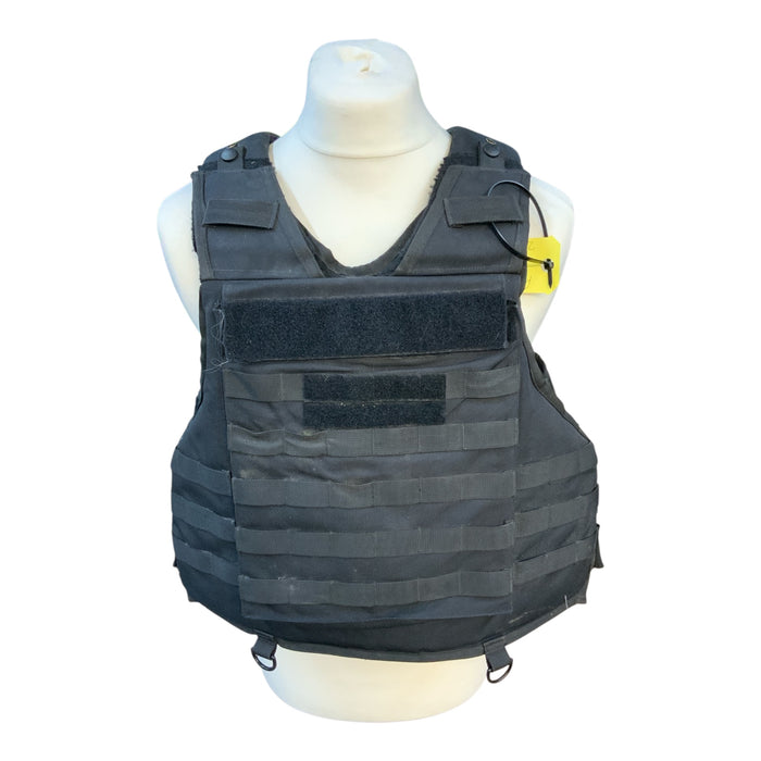 Stab Vest Ex Police Overt Molle Body Armour Bullet Proof ARM-OVT-BLK-22B