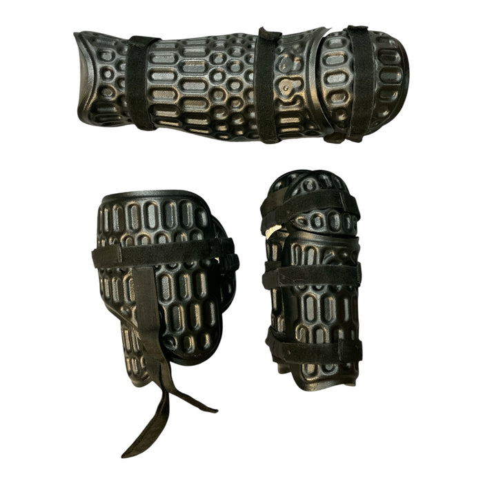 Riot Gear Set Forearm, Thigh, Shin And Guards  Ex Police Paintball Airsoft S10