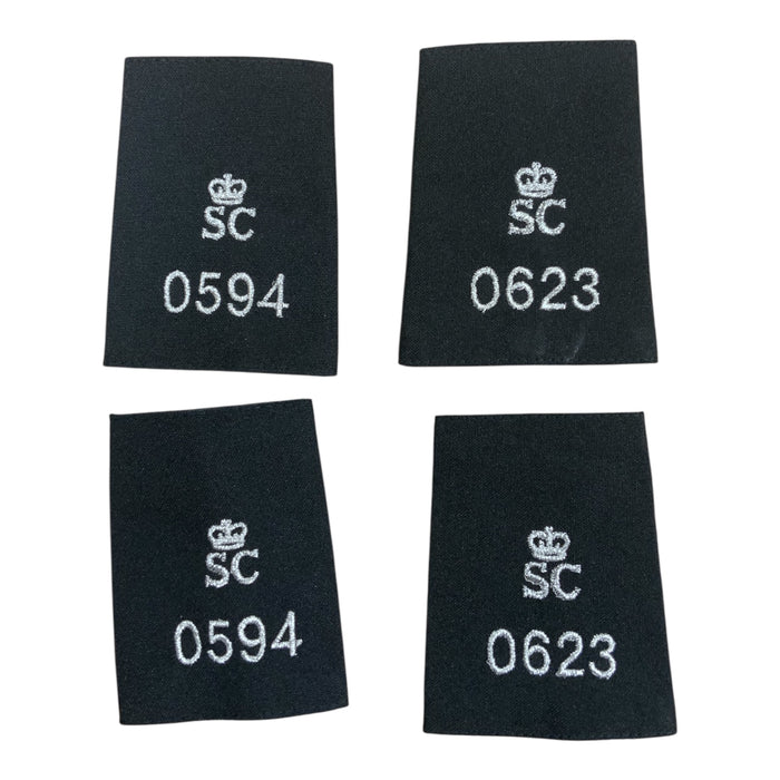 Special Constable Rank Slides Various Colours / Conditions