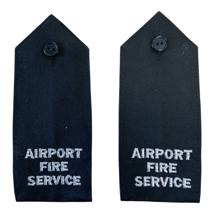 Airport Fire Service Epaulettes Various Conditions / Sizes